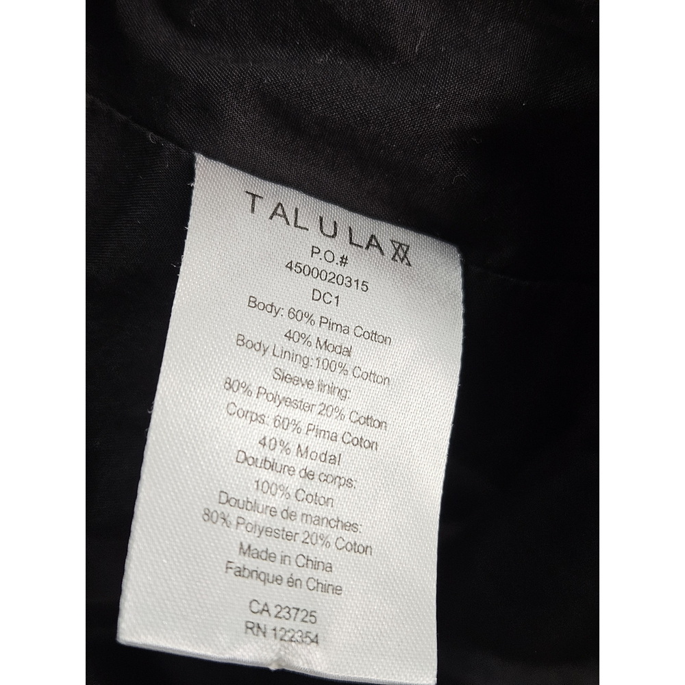 Aritzia Talula Heather Grey Knit Blazer Coat Pima Cotton Blend - Picture 5 of 10
